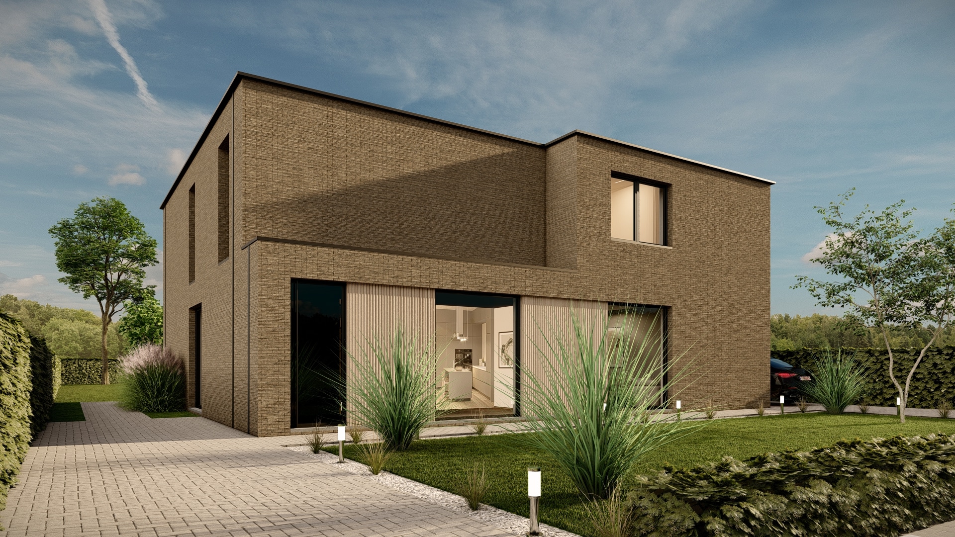 Twee nieuwbouwwoningen te koop in Noorderwijk. Ontdek dit nieuwbouwproject door Juvi Projects.